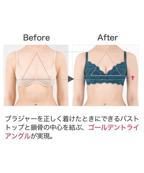 BRADELIS NEWYORK（ブラデリスニューヨーク）の「ウェンディステップ1ブラ23A1 ブラデリス 補正下着 育乳補整（ブラジャー・レディース・フューシャピンク/ターコイズブルー/ベージュ・C70/D70/E65/C65/C75/F70/B70/B75/D75/E70/E75/F65/D65/F75）」の16枚目の写真