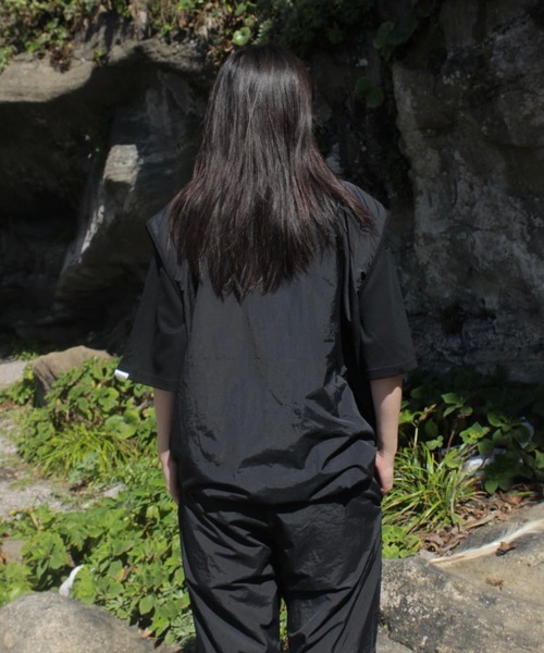 BROKEN BASE（ブロークンベース）の「リバーシブルナイロンフリーステックベスト（ベスト・メンズ・カーキ/ブラック/ネイビー・LARGE/MEDIUM）」の14枚目の写真