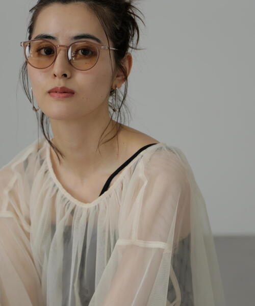 FREE'S MART（フリーズマート）の「サングラス⑤（サングラス・レディース・ブラウン/ブラック/ホワイト・ﾌﾘ-）」の14枚目の写真