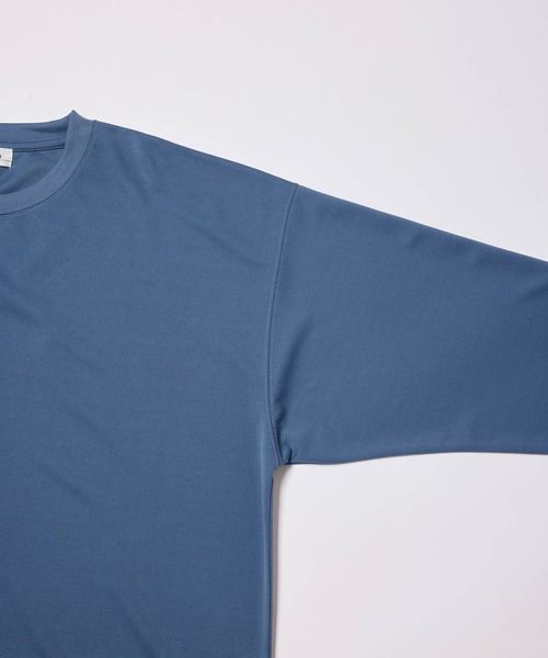 JUNRED(ジュンレッド)の「スリットコードポンチドルマンスリーブプルオーバー(Tシャツ/カットソー・メンズ・ブラック/グリーン/ホワイト・L/S/M)」の6枚目の写真