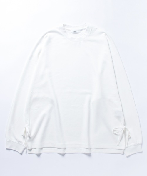 JUNRED(ジュンレッド)の「スリットコードポンチドルマンスリーブプルオーバー(Tシャツ/カットソー・メンズ・ブラック/グリーン/ホワイト・L/S/M)」の13枚目の写真