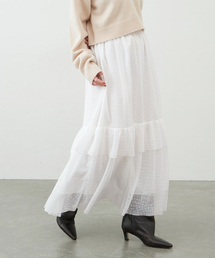 IENA | カットジャカード ティアードスカート(スカート)