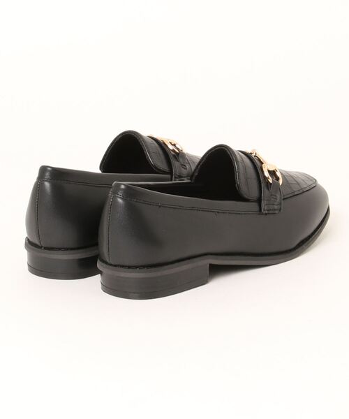 Balancoire（ブランコアール）の「フェイクレザー ビットローファー（ローファー・レディース・ブラック/アイボリー/ブラック系その他・LL/L/S/M）」の4枚目の写真