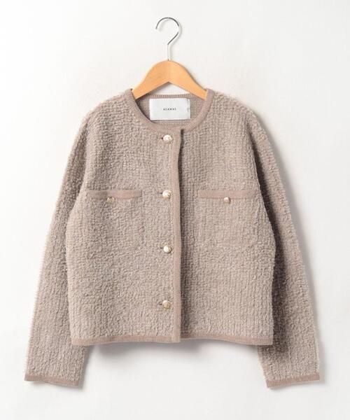 ADAWAS（アダワズ）の「【ADAWAS】ツイード調ニットカーディガン（カーディガン/ボレロ・レディース・オフホワイト/Beige・2）」の22枚目の写真