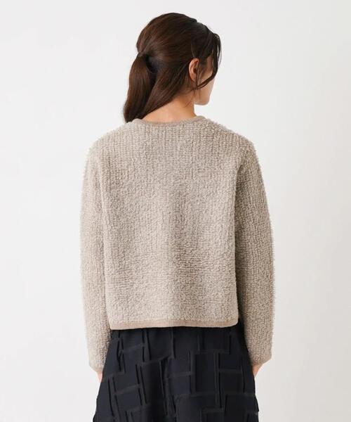 ADAWAS（アダワズ）の「【ADAWAS】ツイード調ニットカーディガン（カーディガン/ボレロ・レディース・オフホワイト/Beige・2）」の7枚目の写真