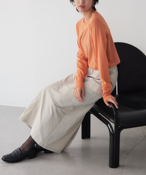 撥水ナイロンヴィンテージカーゴスカート【サスティナブル】