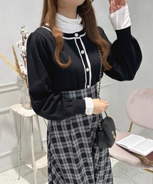 ゴールドボタンカーディガン【ZOZOTOWN限定アイテム】