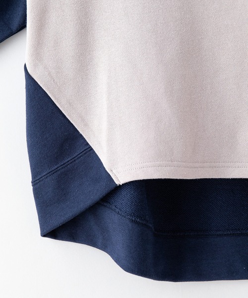 fort point(フォーポイント)の「【FORT POINT/フォートポイント】裏毛 ルーズハイネックPO プルオーバー(Tシャツ/カットソー・レディース・グリーン/マスタード/ベージュ/アイボリー・MEDIUM)」の13枚目の写真