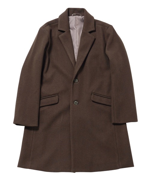 セール】テックメルトン ロングコートチェスターコート（チェスター