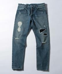 BEAUTY&YOUTH UNITED ARROWS | 【予約】 BY ダメージ セルビッチ デニムパンツ∴(デニムパンツ)