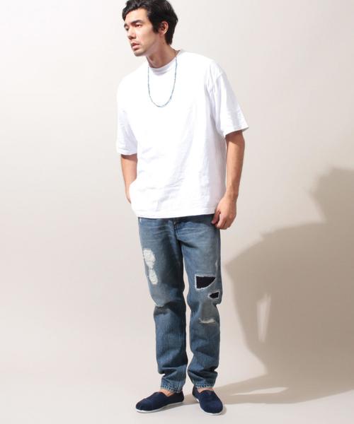 BEAUTY&YOUTH UNITED ARROWS(ビューティーアンドユースユナイテッドアローズ)の「BY ∴ ダメージ セルビッチ デニムパンツ◆(デニムパンツ・メンズ・コバルトブルー・30inch/34inch/28inch/32inch)」の11枚目の写真