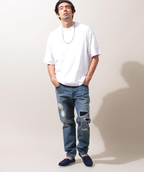 BEAUTY&YOUTH UNITED ARROWS(ビューティーアンドユースユナイテッドアローズ)の「BY ∴ ダメージ セルビッチ デニムパンツ◆(デニムパンツ・メンズ・コバルトブルー・30inch/34inch/28inch/32inch)」の12枚目の写真
