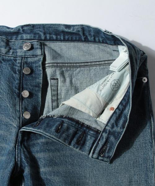 BEAUTY&YOUTH UNITED ARROWS(ビューティーアンドユースユナイテッドアローズ)の「BY ∴ ダメージ セルビッチ デニムパンツ◆(デニムパンツ・メンズ・コバルトブルー・30inch/34inch/28inch/32inch)」の5枚目の写真