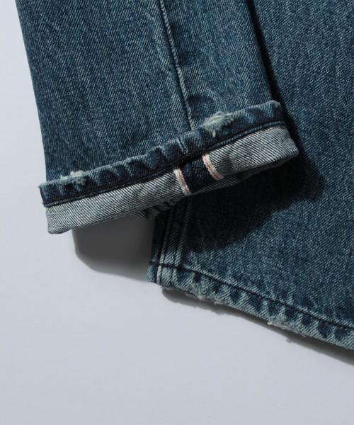 BEAUTY&YOUTH UNITED ARROWS(ビューティーアンドユースユナイテッドアローズ)の「BY ∴ ダメージ セルビッチ デニムパンツ◆(デニムパンツ・メンズ・コバルトブルー・30inch/34inch/28inch/32inch)」の3枚目の写真