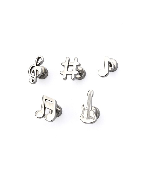 an meets zakka(アンミツザッカ)の「an meets zakka ミュージックピアス(ピアス(片耳用)・メンズ・E/A/D/B/C・ONE SIZE)」の7枚目の写真