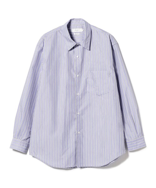 B:MING by BEAMS（ビーミングバイビームス）の「ポリエステル ブロード レギュラーカラー シャツ（シャツ/ブラウス・メンズ・サックスブルー/ブルー・LARGE/MEDIUM/SMALL/X-LARGE）」の12枚目の写真