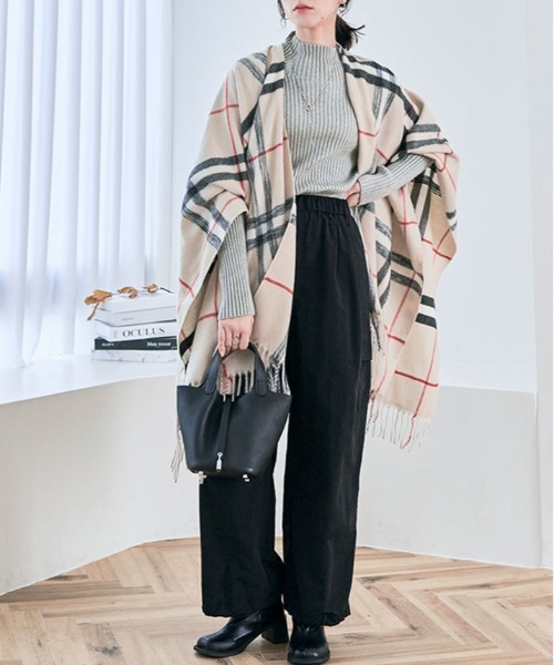 kirakiraShop（キラキラショップ）の「ラグラン スリーブ リブ ニット（ニット/セーター・レディース・ブラウン/ベージュ/杢グレー/ブラック・FREE）」の14枚目の写真
