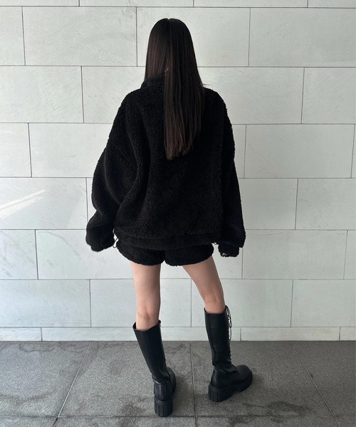 ENVYM(アンビー)の「ボアショートパンツ(その他パンツ・レディース・アイボリー/ブラック・FREE)」の16枚目の写真