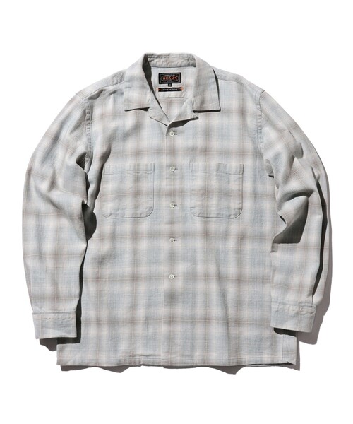 BEAMS PLUS（ビームスプラス）の「オンブレ チェック インディゴ