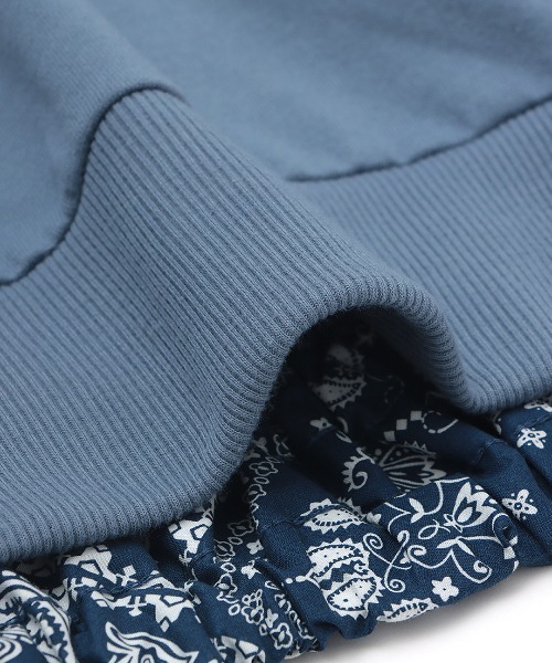 チチカカ（チチカカ）の「バンダナプリントコンビプルオーバー（Tシャツ/カットソー・レディース・ネイビー/ベージュ/チャコールグレー・FREE）」の5枚目の写真