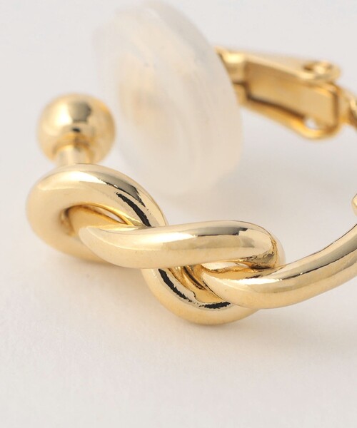 BEAUTY&YOUTH UNITED ARROWS（ビューティーアンドユースユナイテッドアローズ）の「メタル タイ クリップ イヤリング（イヤリング・レディース・ゴールド/シルバー・FREE）」の8枚目の写真