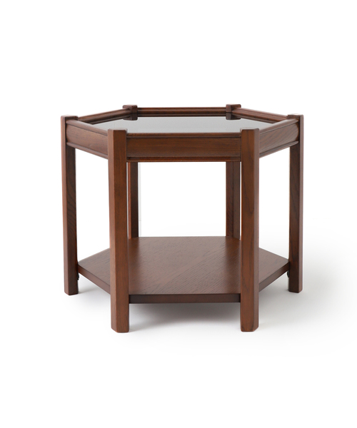 ACME FURNITURE（アクメファニチャー）の「BROOKS HEXAGON TABLE ブラックガラス ブルックスヘキサゴン（家具・レディース・その他・FREE）」の3枚目の写真