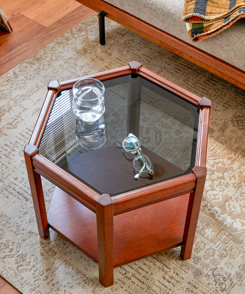 BROOKS HEXAGON TABLE ブルックスヘキサゴンテーブル:グレー BROOKS HEXAGON TABLE / GRAY | JOURNAL STANDARD FURNITURE