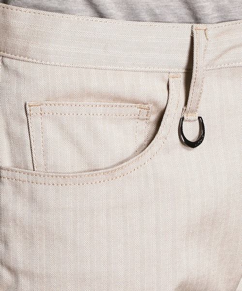 MONSIEUR NICOLE（ムッシュニコル）の「先染めヘリンボンパンツ（その他パンツ・メンズ・ブラック/サックスブルー/ネイビー/ブルー/グレー/ベージュ/ホワイト・X-LARGE/LARGE/MEDIUM/SMALL/XX-LARGE）」の11枚目の写真