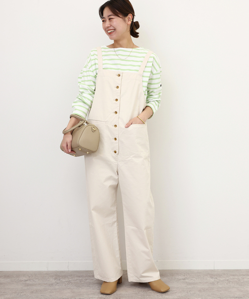 LEMINOR(ルミノール)の「別注【Leminor/ルミノア】*RELUME Loose border Tee:カットソー(Tシャツ/カットソー・レディース・ブルー/ピンク/ブラック/ライトグリーン・FREE)」の16枚目の写真