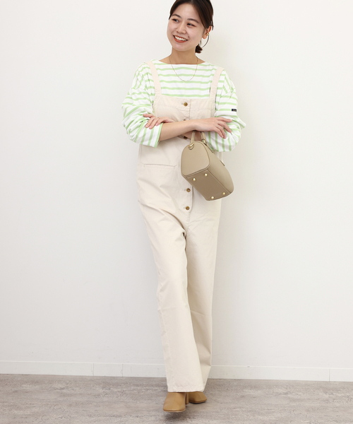 LEMINOR(ルミノール)の「別注【Leminor/ルミノア】*RELUME Loose border Tee:カットソー(Tシャツ/カットソー・レディース・ブルー/ピンク/ブラック/ライトグリーン・FREE)」の18枚目の写真