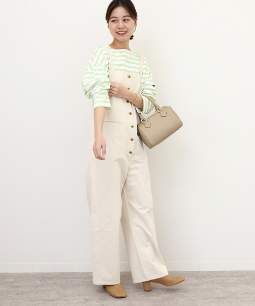 LEMINOR(ルミノール)の「別注【Leminor/ルミノア】*RELUME Loose border Tee:カットソー(Tシャツ/カットソー・レディース・ブルー/ピンク/ブラック/ライトグリーン・FREE)」の19枚目の写真