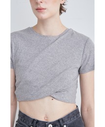 MIESROHE | ツイストディティールクロップドＴＳＨ(Tシャツ/カットソー)