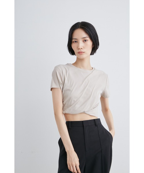 MIESROHE（ミースロエ）の「ツイストディティールクロップド