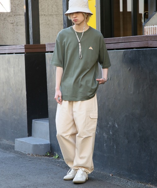 KELTY（ケルティ）の「【KELTY】別注 限定展開 Back Print vintage archive classical LOGO crewneck S/S Tee TYPE-2 ビンテージクラシカルロゴ半袖Tシャツ（Tシャツ/カットソー・レディース・オレンジ/ホワイト/オリーブ/ブラック・L/M/S/XS）」の16枚目の写真