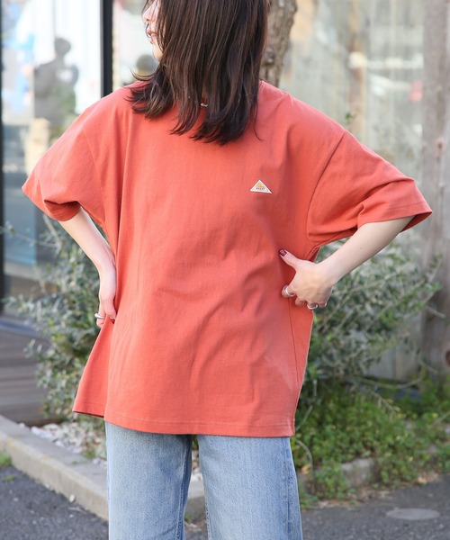 KELTY（ケルティ）の「【KELTY】別注 限定展開 Back Print vintage archive classical LOGO crewneck S/S Tee TYPE-2 ビンテージクラシカルロゴ半袖Tシャツ（Tシャツ/カットソー・レディース・オレンジ/ホワイト/オリーブ/ブラック・L/M/S/XS）」の13枚目の写真