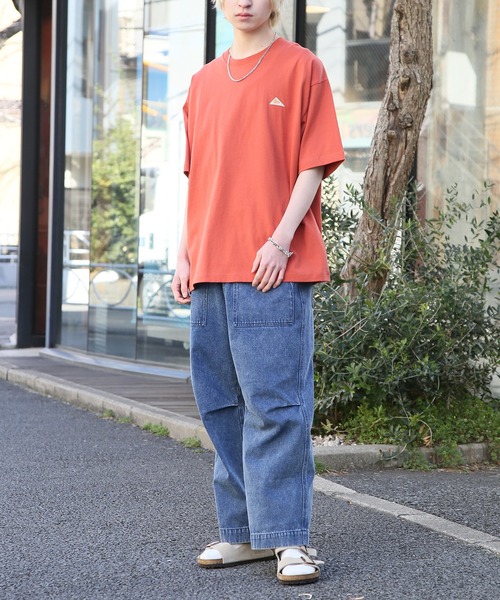 KELTY（ケルティ）の「【KELTY】別注 限定展開 Back Print vintage archive classical LOGO crewneck S/S Tee TYPE-2 ビンテージクラシカルロゴ半袖Tシャツ（Tシャツ/カットソー・レディース・オレンジ/ホワイト/オリーブ/ブラック・L/M/S/XS）」の15枚目の写真