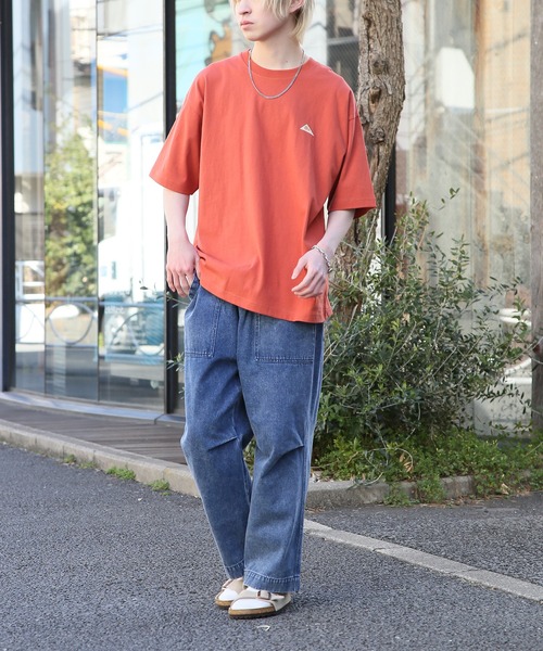 KELTY（ケルティ）の「【KELTY】別注 限定展開 Back Print vintage archive classical LOGO crewneck S/S Tee TYPE-2 ビンテージクラシカルロゴ半袖Tシャツ（Tシャツ/カットソー・レディース・オレンジ/ホワイト/オリーブ/ブラック・L/M/S/XS）」の11枚目の写真