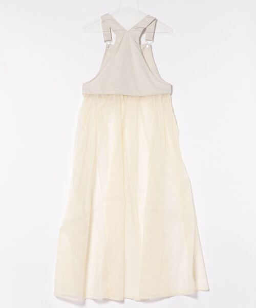 Settimissimo（セッティミッシモ）の「オーガンジー 切替マルチWAY ワンピース ロング（ワンピース・レディース・アイボリー/ブラック・FREE）」の3枚目の写真