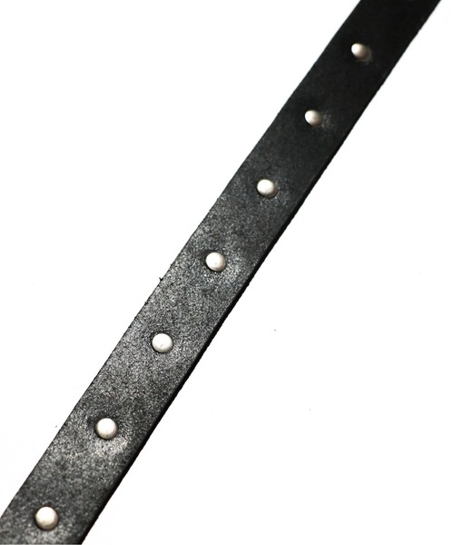 hobo（ホーボー）の「HOBO/ホーボー STUDDED BUCKLE BELT COW LEATHER スタッズカウレザーベルト（ベルト・メンズ・ブラック・ONE SIZE）」の11枚目の写真
