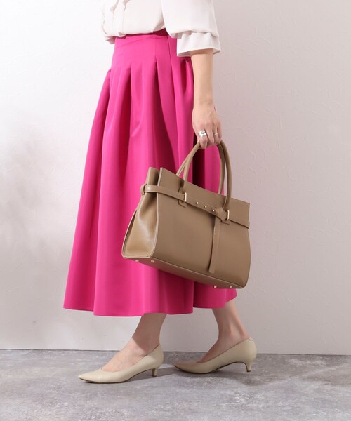 NOLLEY’S（ノーリーズ）の「ギボシベルトトートバッグ（トートバッグ・レディース・ブラック/ベージュ・FREE）」の13枚目の写真