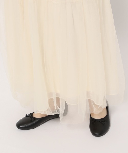 LOWRYS FARM（ローリーズファーム）の「シアーボリュームスカート　996863（スカート・レディース・アイボリー/ブラック/グレー/その他・FREE）」の18枚目の写真