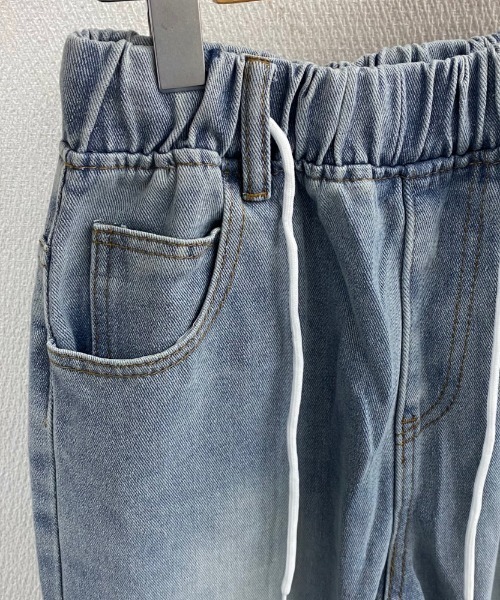 LADY LIKE（レディライク）の「ウエストゴムワイドデニムパンツ（デニムパンツ・レディース・サックスブルー・M）」の20枚目の写真