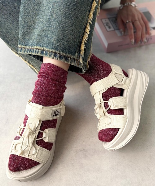 人気商品＊ヌメロ サンダル カルテル コラボ classicalelf 《javaジャバコラボ》 靴 サンダル レディース