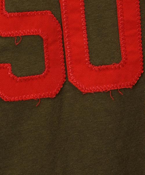 green label relaxing（グリーンレーベルリラクシング）の「「WEB限定」【KIDS】G/C SOUND ビックTシャツ（Tシャツ/カットソー・キッズ・ホワイト/ネイビー/イエロー/オリーブ・100-110cm/120-130cm）」の9枚目の写真