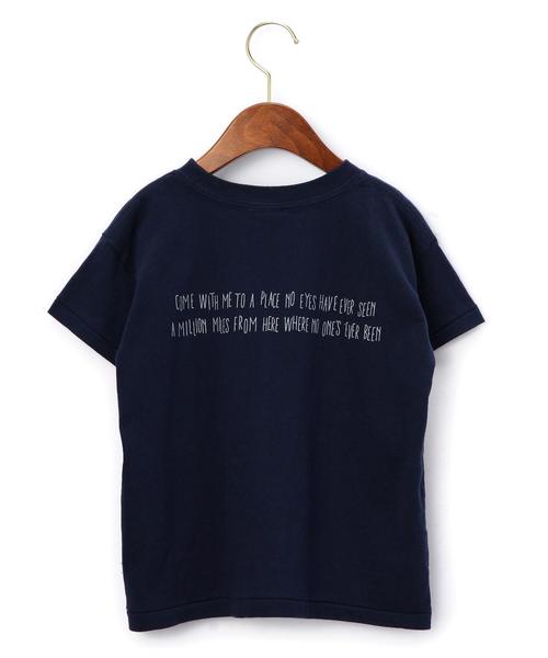 green label relaxing（グリーンレーベルリラクシング）の「「WEB限定」【KIDS】G/C SOUND ビックTシャツ（Tシャツ/カットソー・キッズ・ホワイト/ネイビー/イエロー/オリーブ・100-110cm/120-130cm）」の6枚目の写真