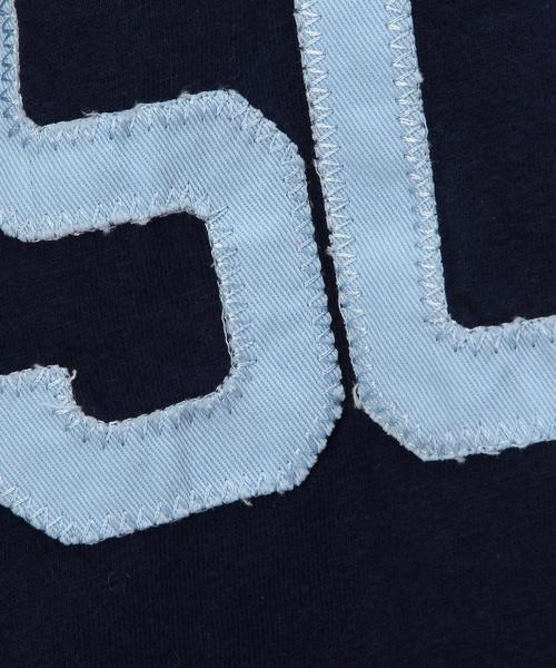 green label relaxing（グリーンレーベルリラクシング）の「「WEB限定」【KIDS】G/C SOUND ビックTシャツ（Tシャツ/カットソー・キッズ・ホワイト/ネイビー/イエロー/オリーブ・100-110cm/120-130cm）」の7枚目の写真