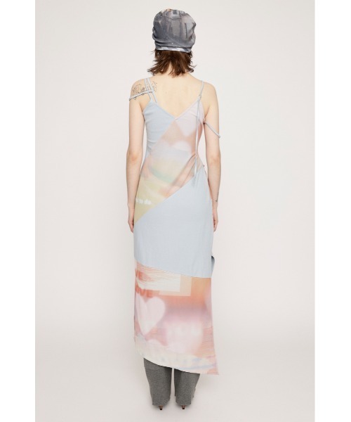 SLY（スライ）の「PATCHWORK COLLAGE SLIP DRESS パッチワーク