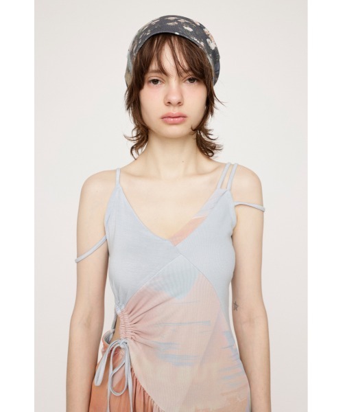 SLY（スライ）の「PATCHWORK COLLAGE SLIP DRESS パッチワーク