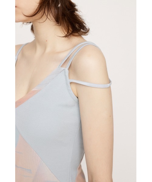 SLY（スライ）の「PATCHWORK COLLAGE SLIP DRESS パッチワーク