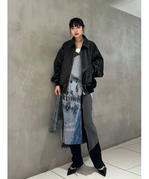 SLY PATCHWORK COLLAGE SLIP ドレス